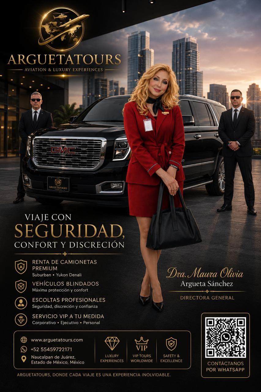 ArguetaTours, seguridad, confort y discreción